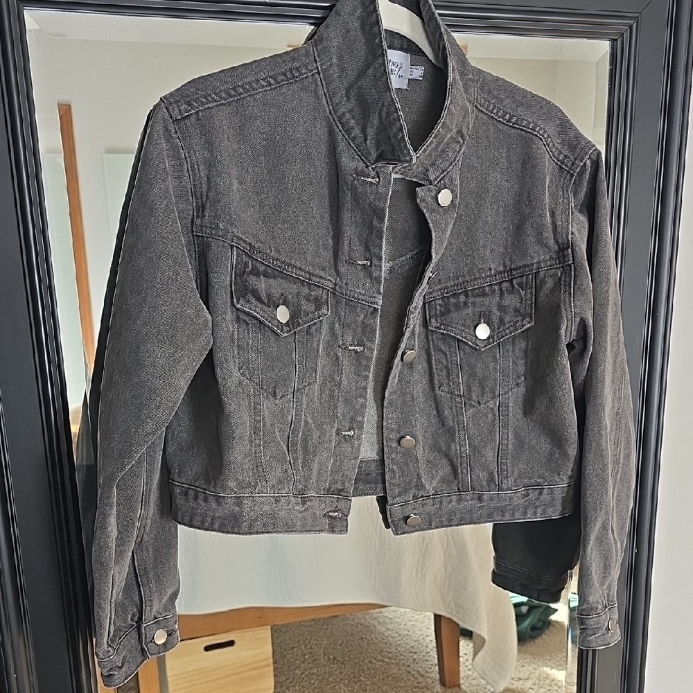 Princess Polly Black Jean Jacket